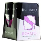 ברטנורא רוזה רביעיית פחיות (4X250ml) - Bartenura Moscato Rose